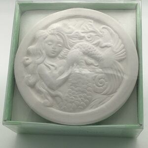 Set of Four Beachcombers Mermaid Terracotta Sea Coasters